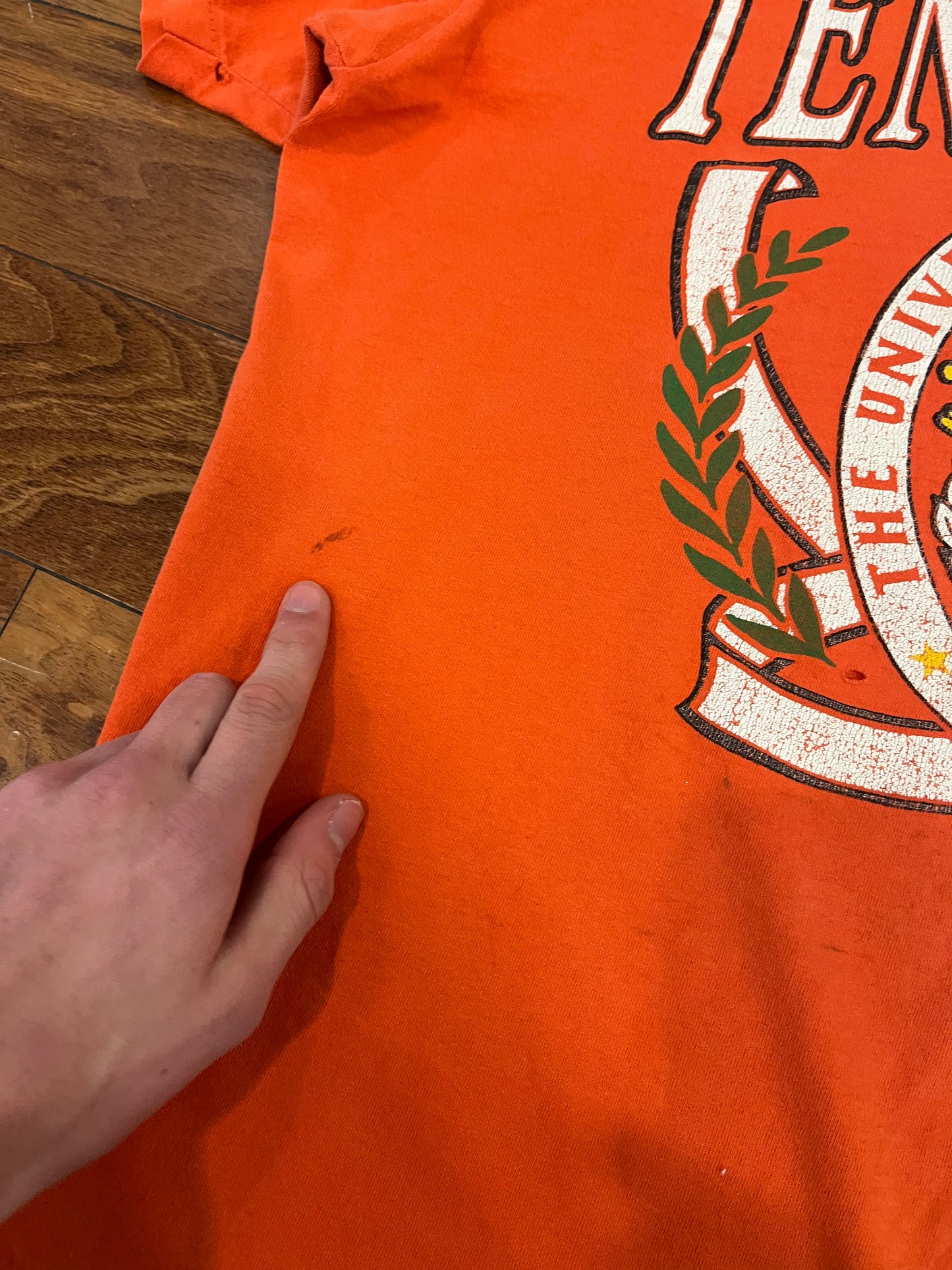 90s Tennessee University Distressed Tee (XL)