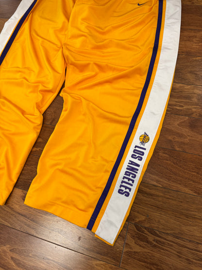 00s LA Lakers Vintage Nike Team Breakaway Track Pants (XXL)