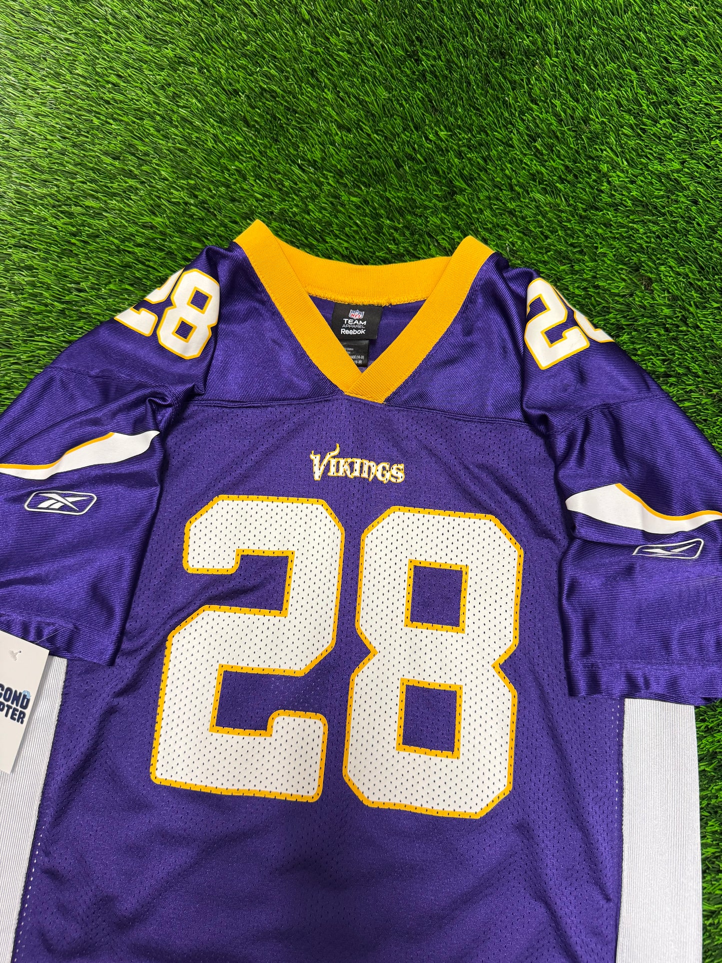 Minnesota Vikings Adrian Peterson #28 Reebok Jersey (Youth XL)
