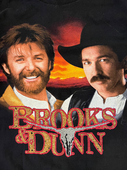 90s Brooks & Dunn Country Music Tour Tee (M)