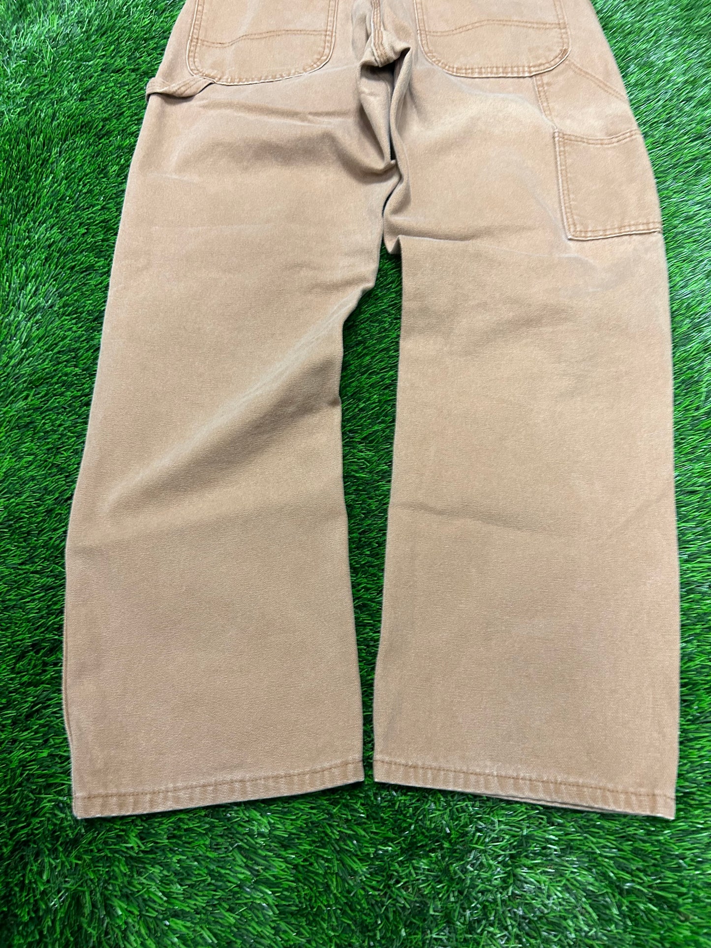00s Dickies Red Tab Tan Workwear Carpenter Pants (34 x 32)