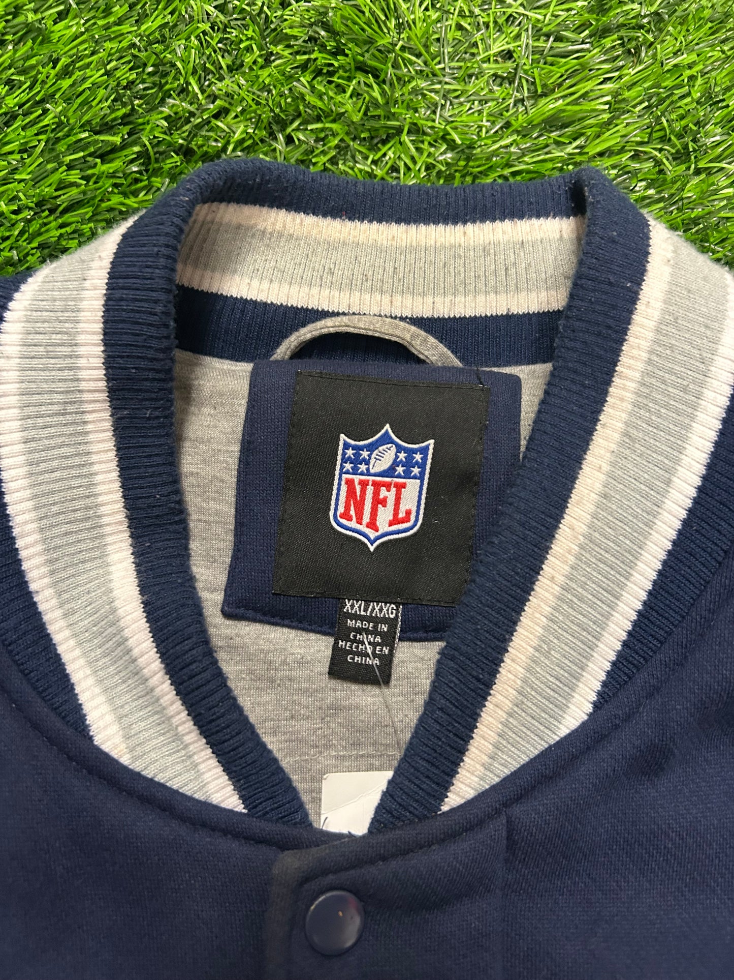 00s Dallas Cowboys NFL Super Bowl Patches Varsity Jacket (XXL)