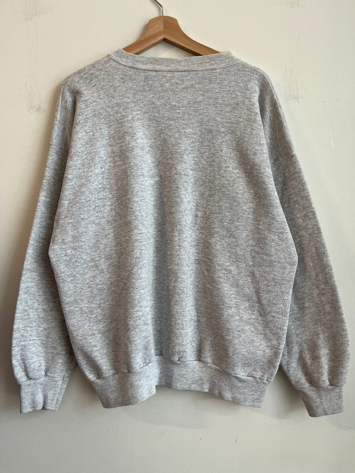 1993 Carolina Panthers Grey Spell Out Crewneck (XL)