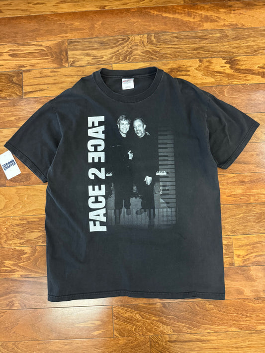2001 Elton John & Billy Joel "Face 2 Face" Music Tour Tee (XL)
