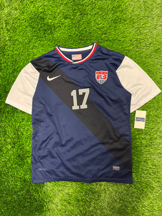 USA Nike Jozy Altidore #17 Away Soccer Jersey 2011-12 Kit (M)