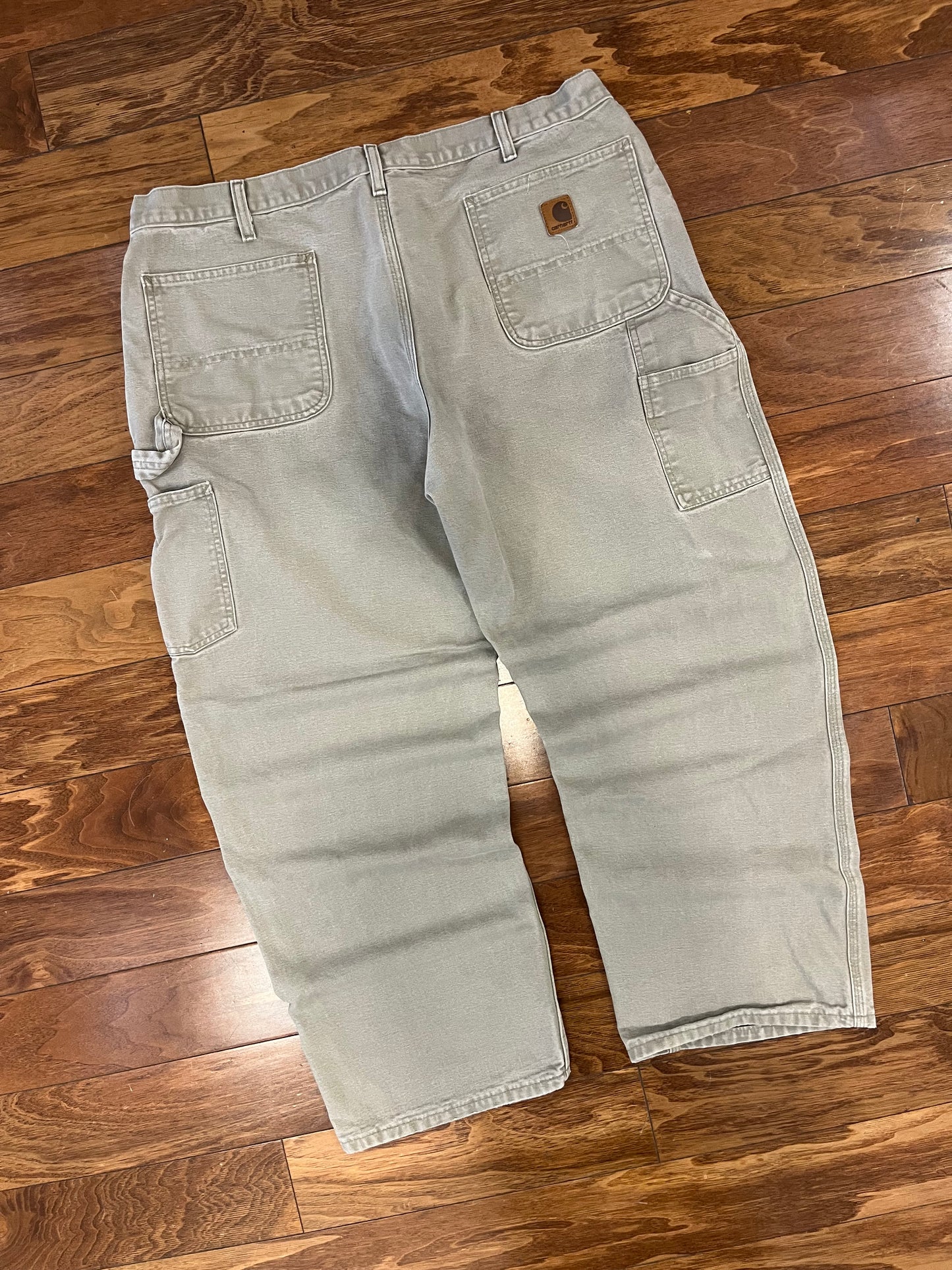 2007 Carhartt Beige Vintage Carpenter Pants (38 x 30)
