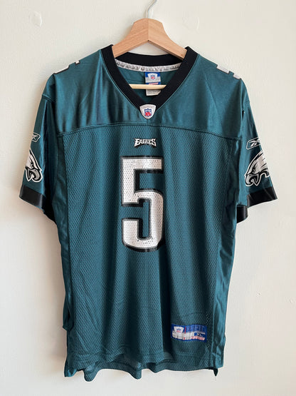 00s Philadelphia Eagles Donovan McNabb Green Reebok NFL Jersey (Youth XL)