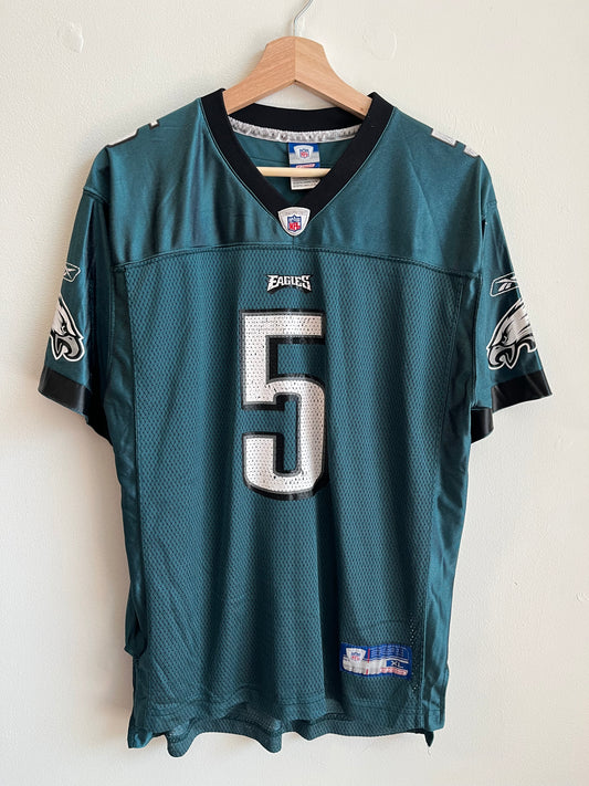 00s Philadelphia Eagles Donovan McNabb Green Reebok NFL Jersey (Youth XL)