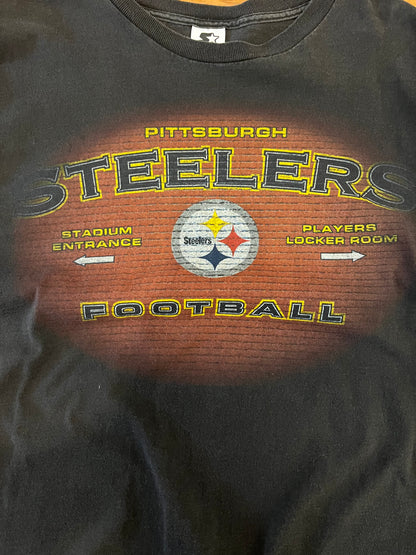 90s Pittsburgh Steelers Brick Wall Tee (XL)