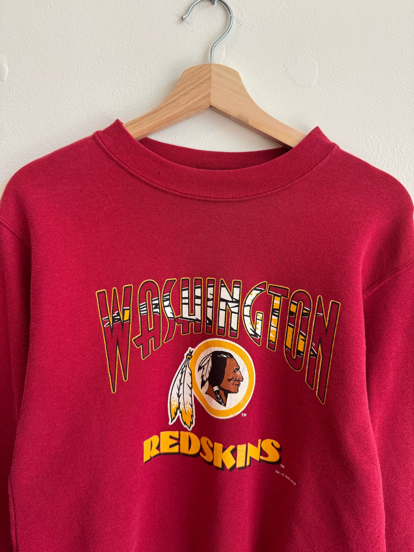 1993 Washington Redskins Vintage NFL Nutmeg Crewneck (XS)