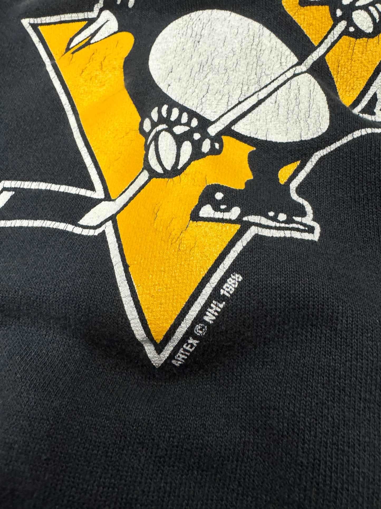 1988 Pittsburgh Penguins Vintage NHL Logo Crewneck (S)