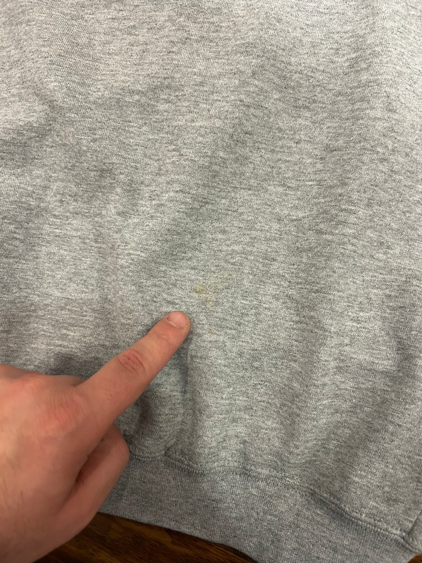 90s Nike Essential Gray Big Swoosh Crewneck (XL)