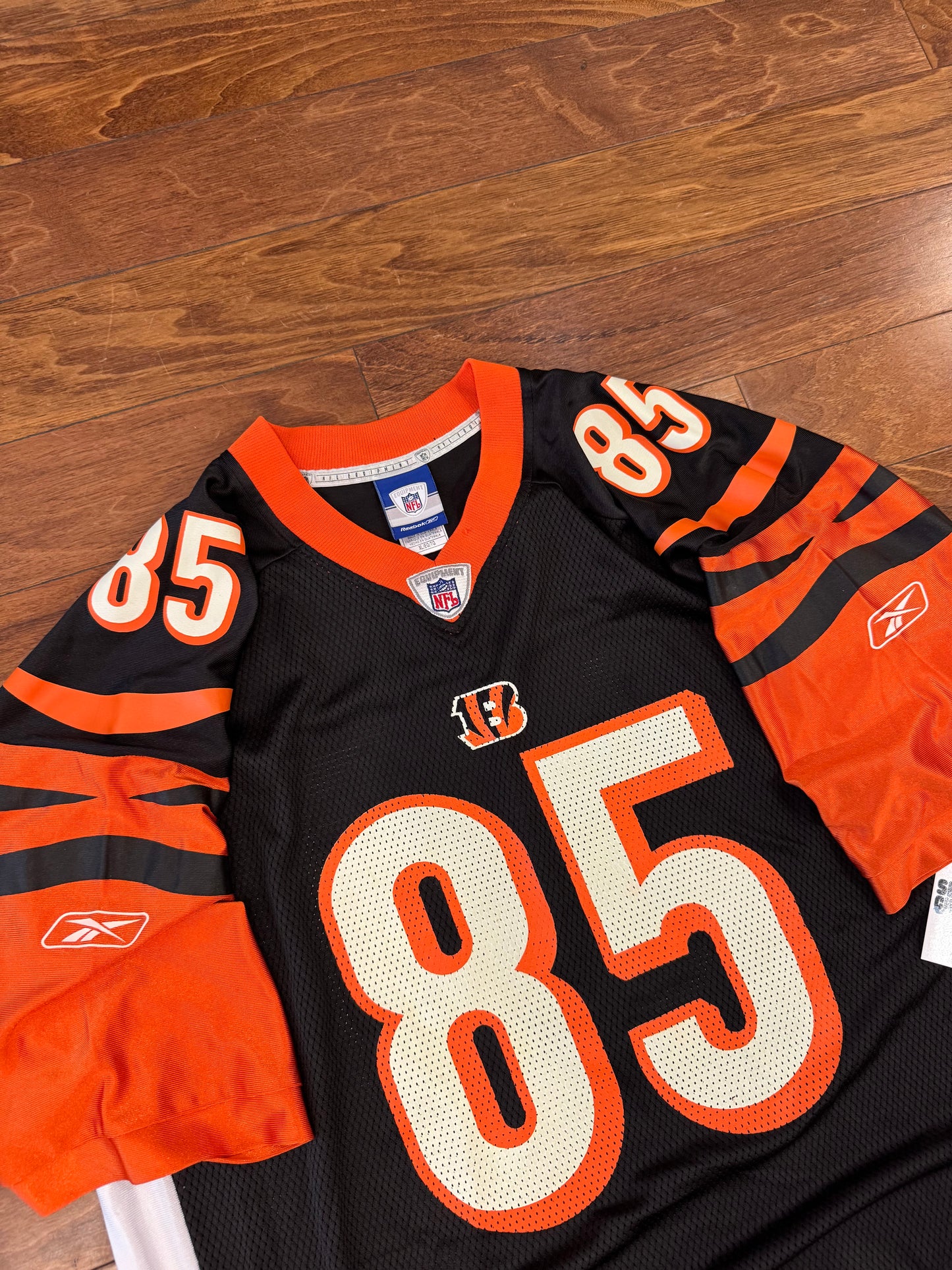 2010s Cinninati Bengals Chas Johnson #85 Reebok Jersey (XL)