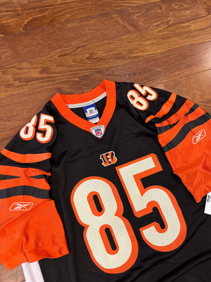 2010s Cinninati Bengals Chas Johnson #85 Reebok Jersey (XL)