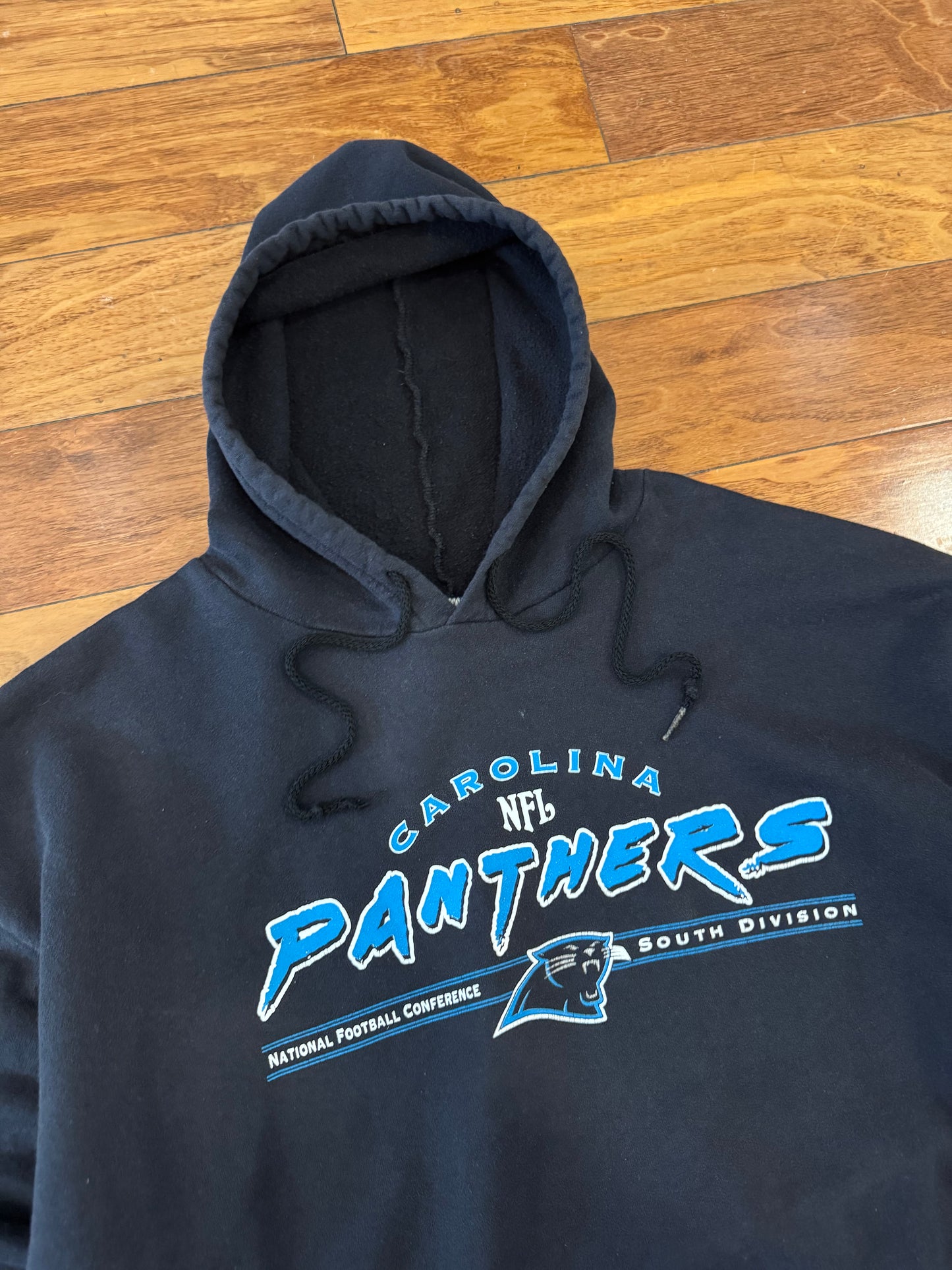 00s Carolina Panthers Cat Scratch  Essential Hoodie (XL)