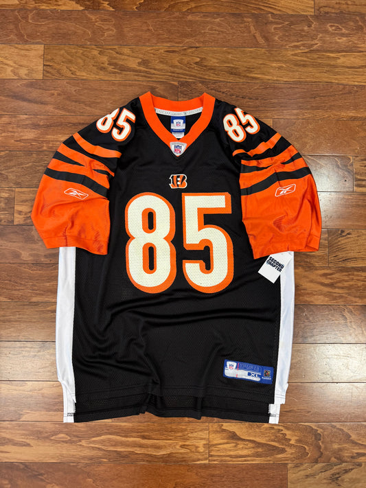 2010s Cinninati Bengals Chas Johnson #85 Reebok Jersey (XL)