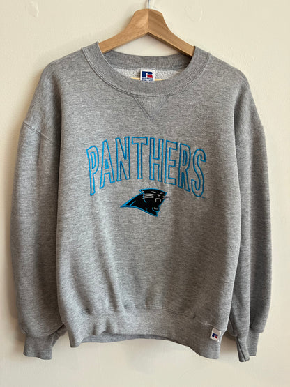 90s Carolina Panthers Russell Grey Crewneck (M)