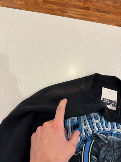 2004 Carolina Panthers Conference Champs Jungle Cat Graphic Crewneck (XL)