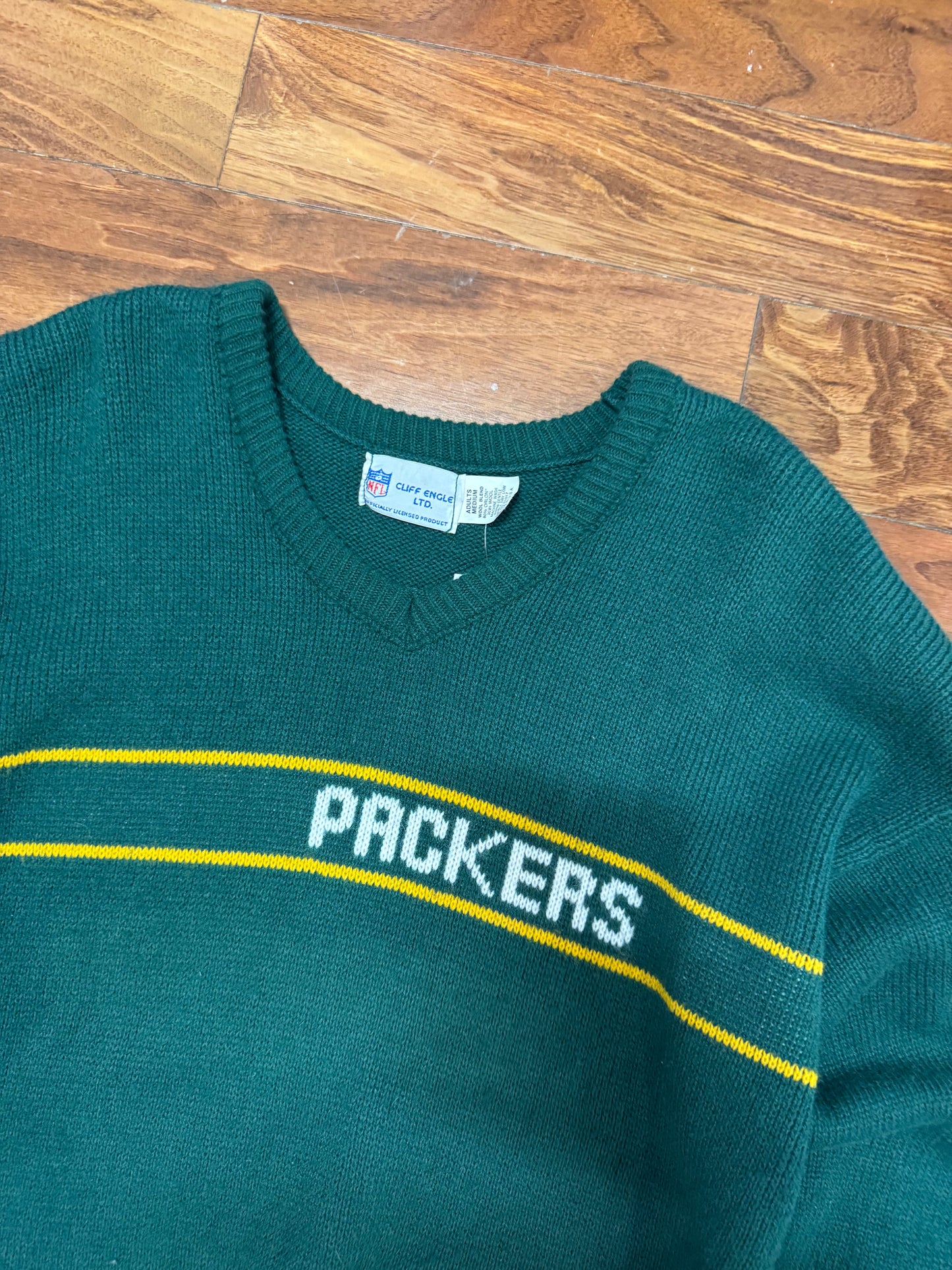 90s Green Bay Packers Wool Sweater (M)