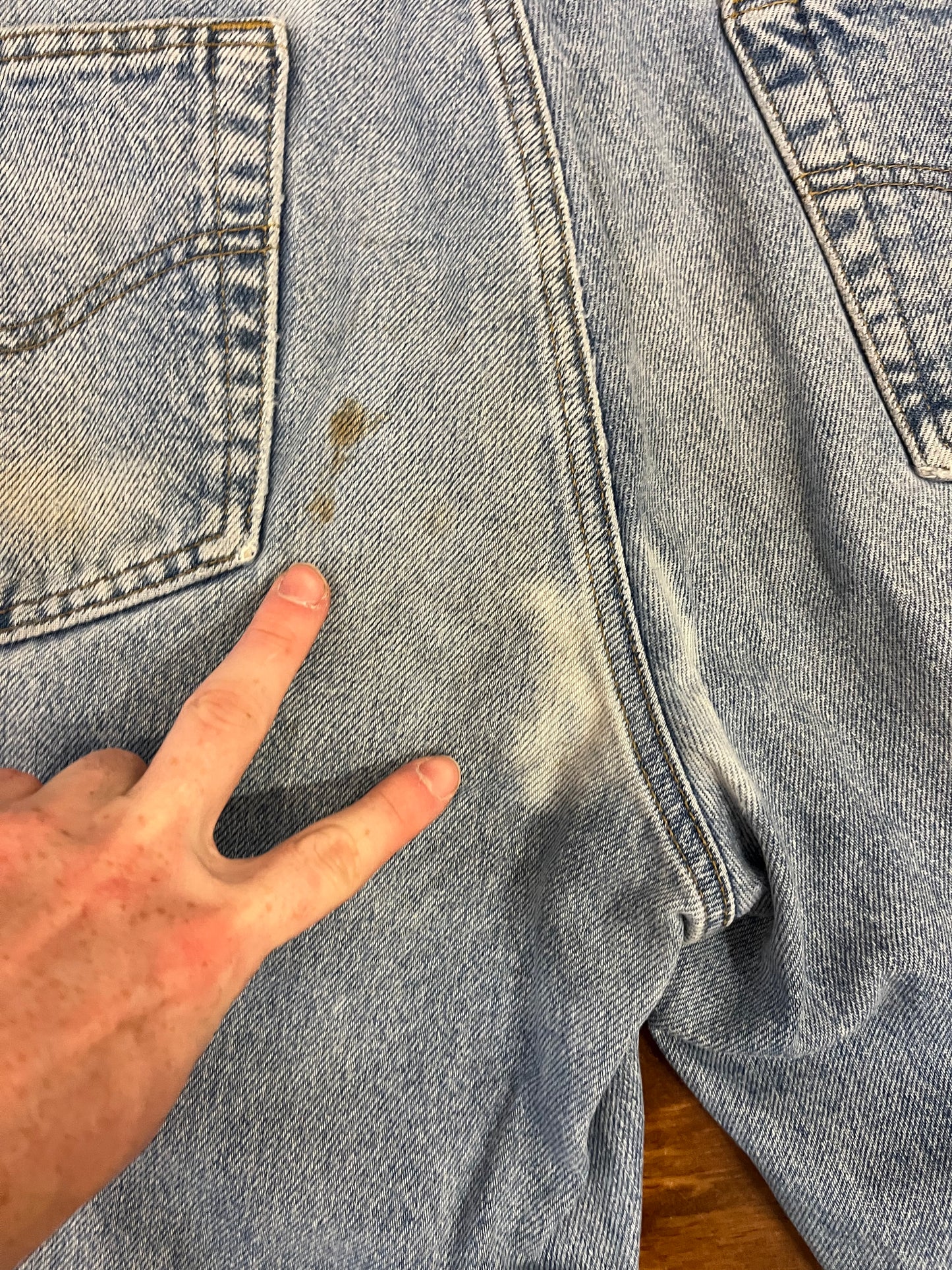 2021 Light Wash Carhartt Shorts (33)