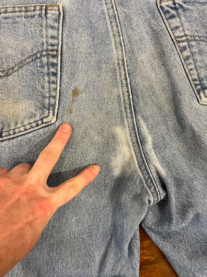 2021 Light Wash Carhartt Shorts (33)