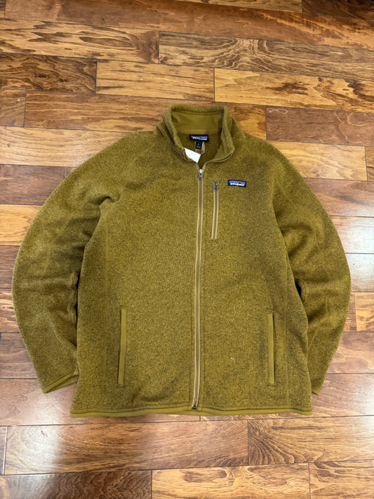 2010 Patagonia Better Sweater Desert Moss Full Zip Fleece (L)