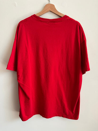 2004 Saint Louis Cardinals Spell Out MLB Red Tee (XL)