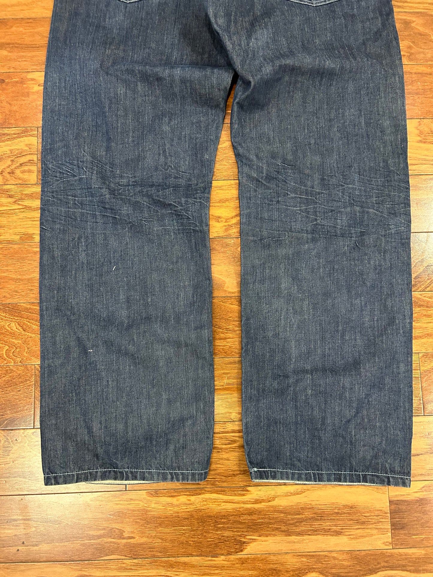 2009 Levi's 569 Loose Baggy Embroidered Jeans (38 x 34)