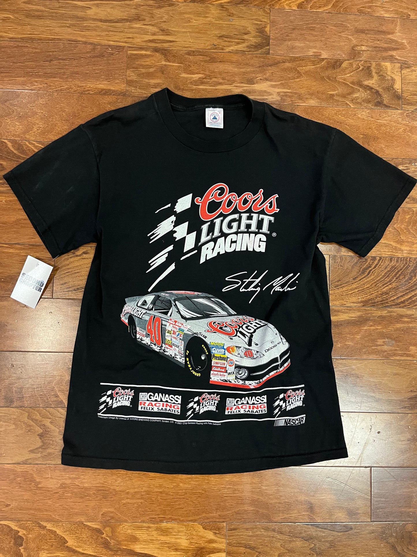 2001 Coors Light Nascar Graphic Tee (M)
