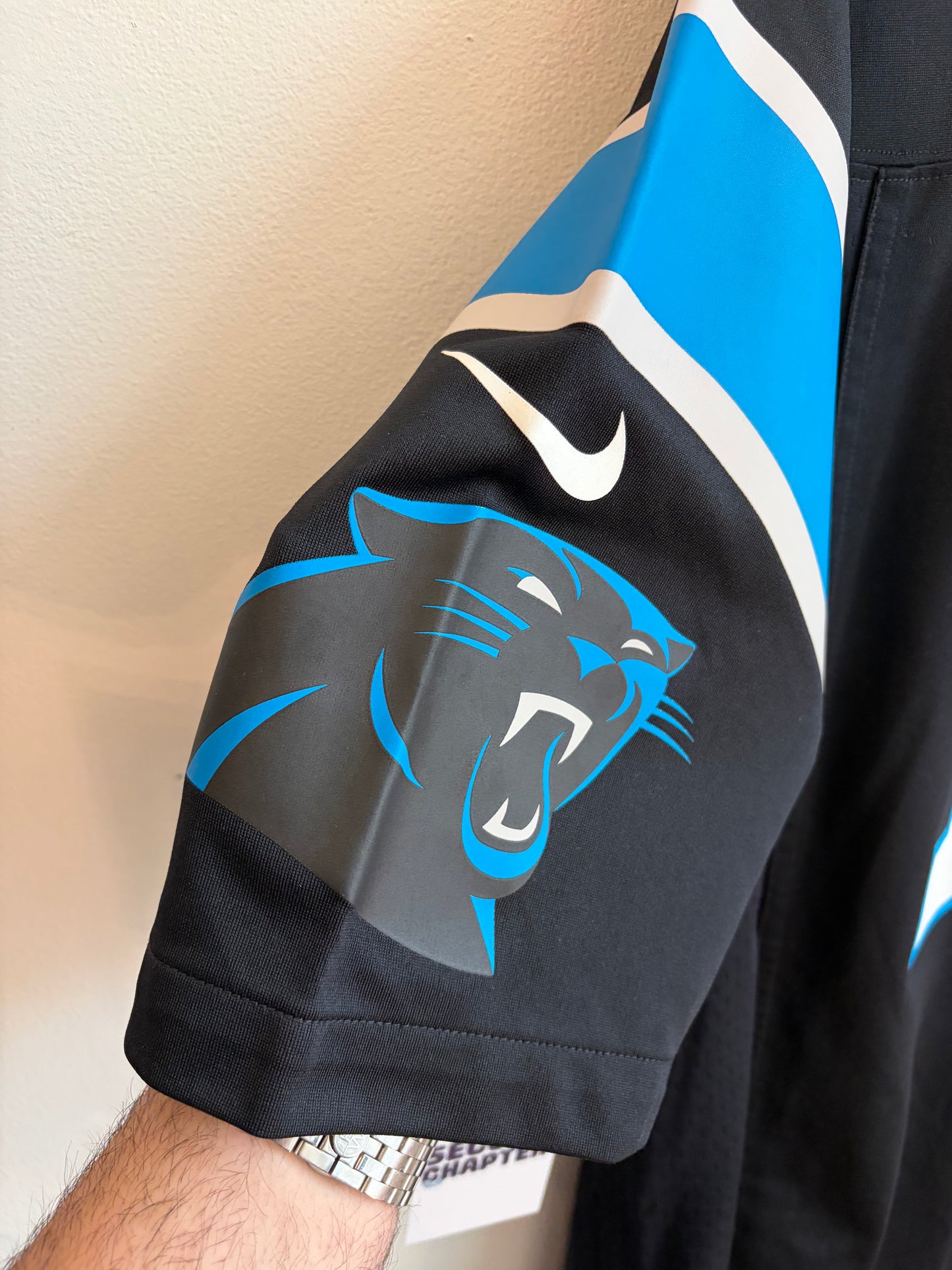 2010s Carolina Panthers Kelvin Benjamin Nike Home Jersey (S)