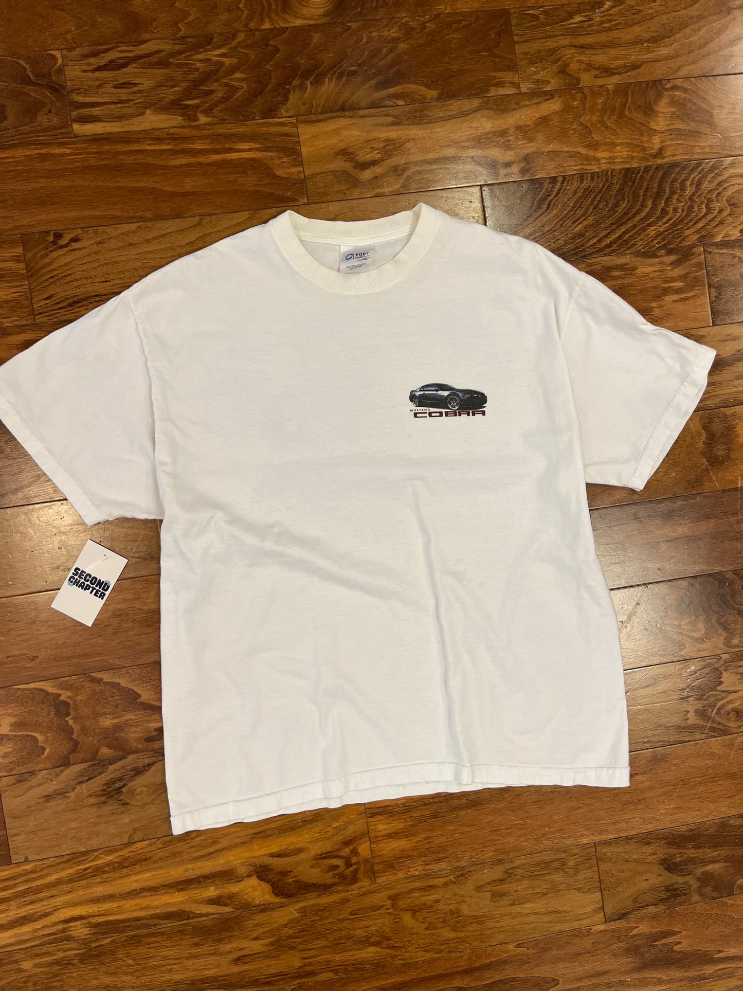 00s Ford Mustang Cobra White Tee (XL)