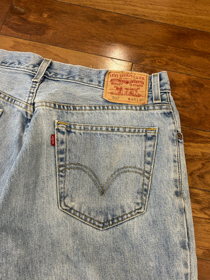 2005 Levi's 560 Blue Jean Shorts (34)