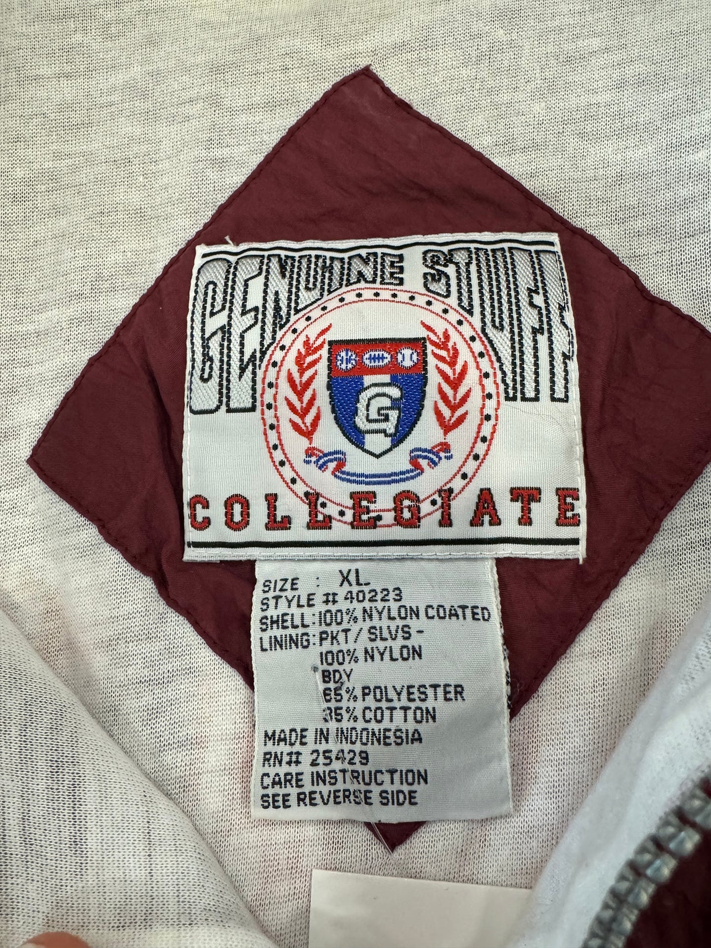 90s Virginia Tech Genuine Stuff Vintage Windbreaker (XL)
