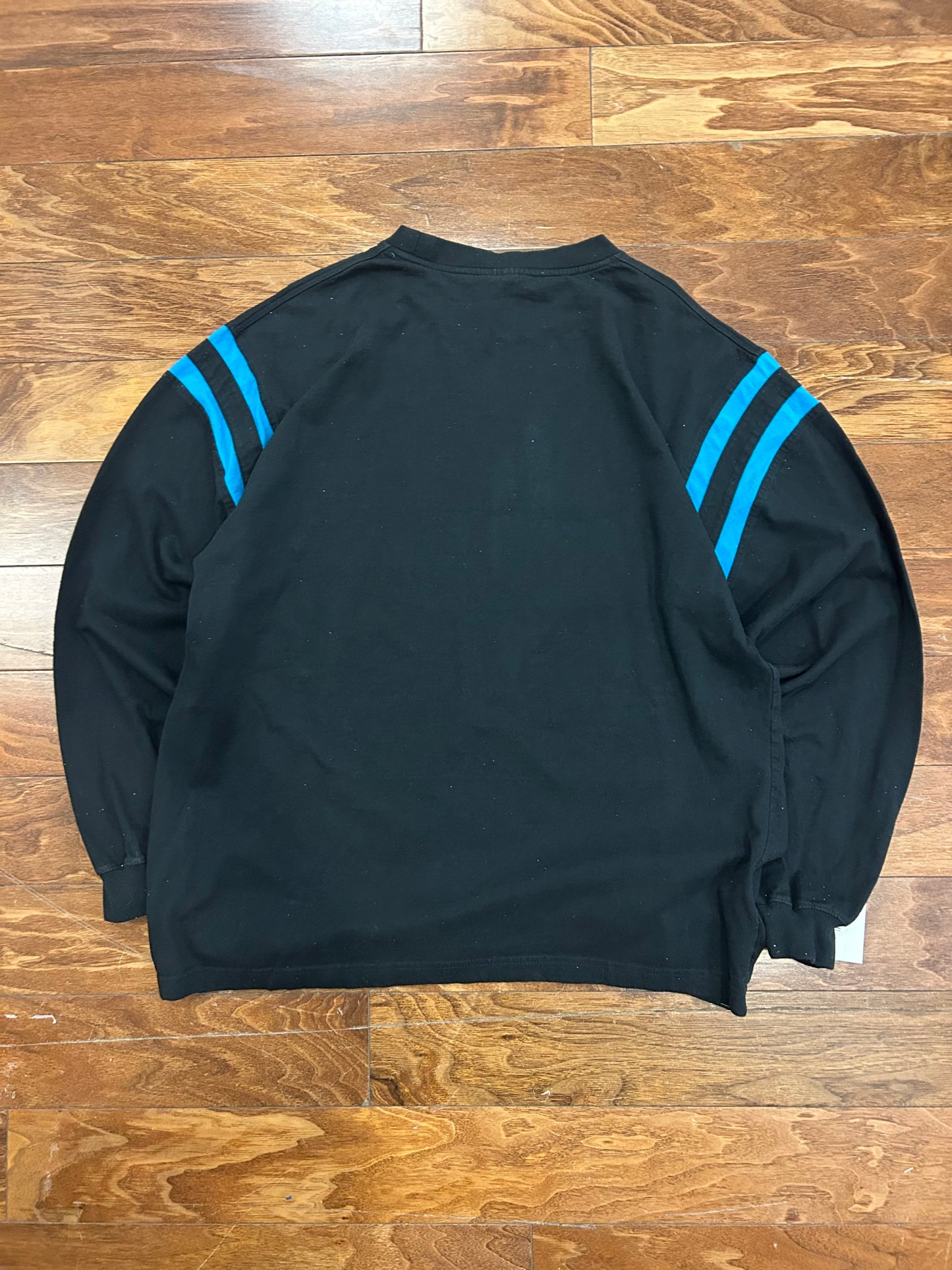 00s Carolina Panthers Striped Long Sleeve Shirt (L)