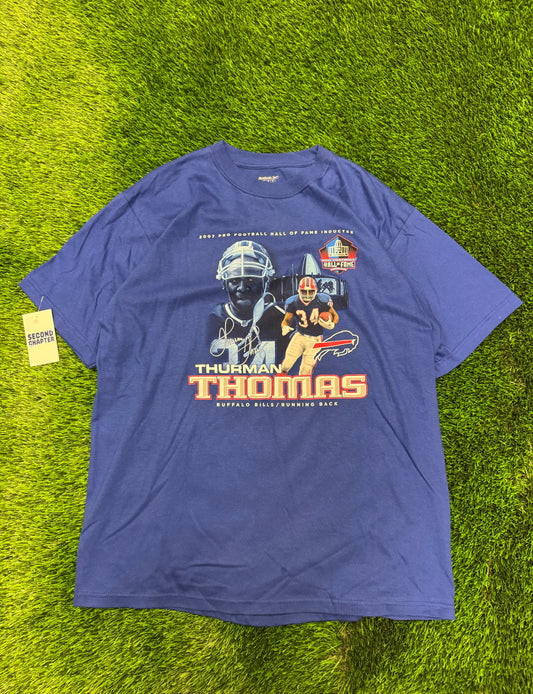2007 Buffalo Bills Thurman Thomas Hall of Fame Tee (L)