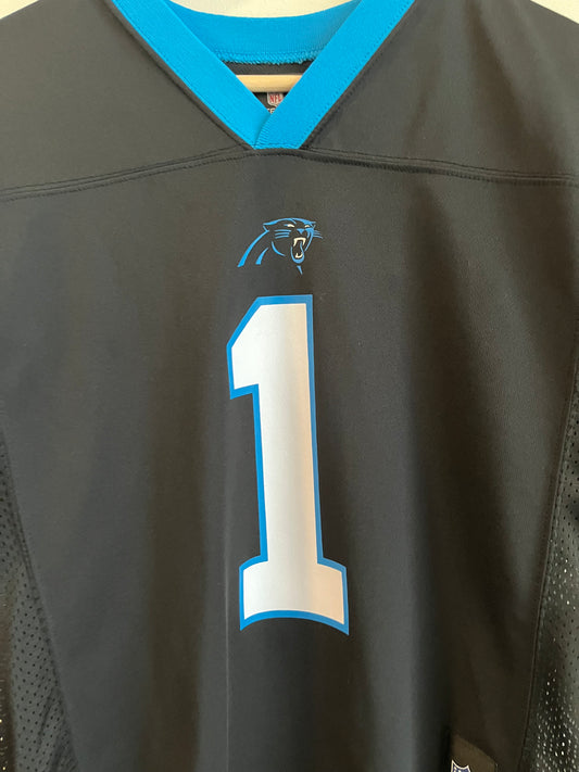 2010s Carolina Panthers Cam Newton NFL Players Jersey (Youth L)