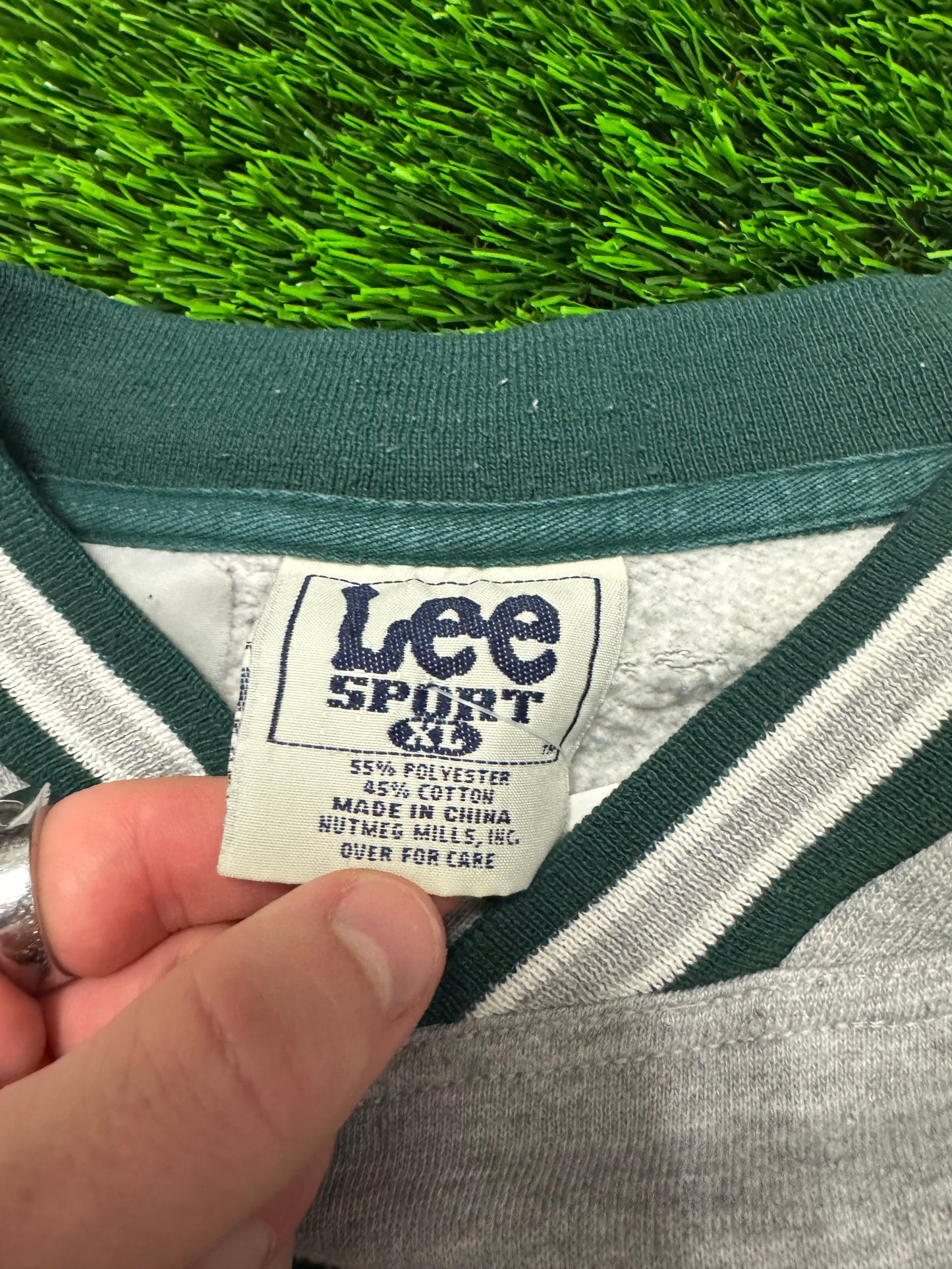 00s Green Bay Packers Embroidered Lee Boxy Crewneck (XL)