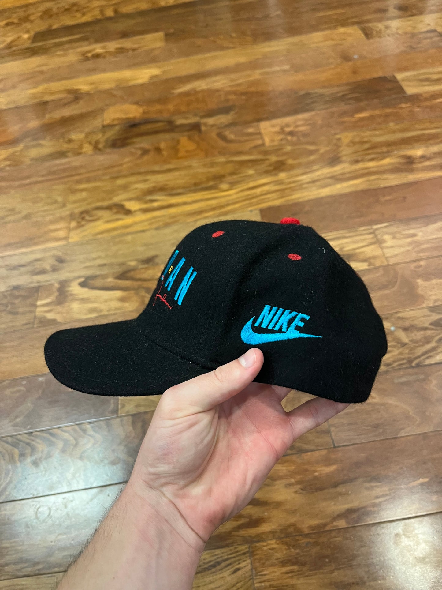 90s Jordon Nike Michael Jordan Black Hat (OS)
