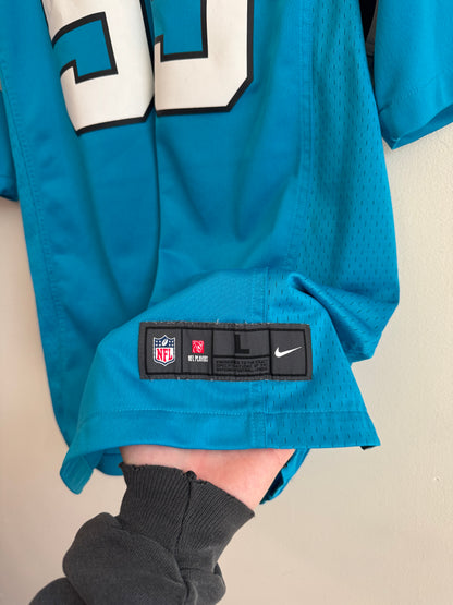 2016 Luke Kuechly Electric Blue Nike Jersey (L)