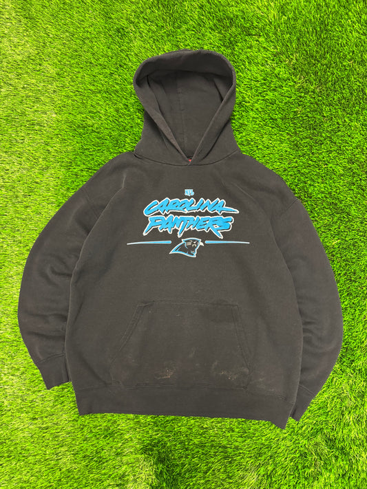 00s Carolina Panthers NFL Stained Hoodie (L)