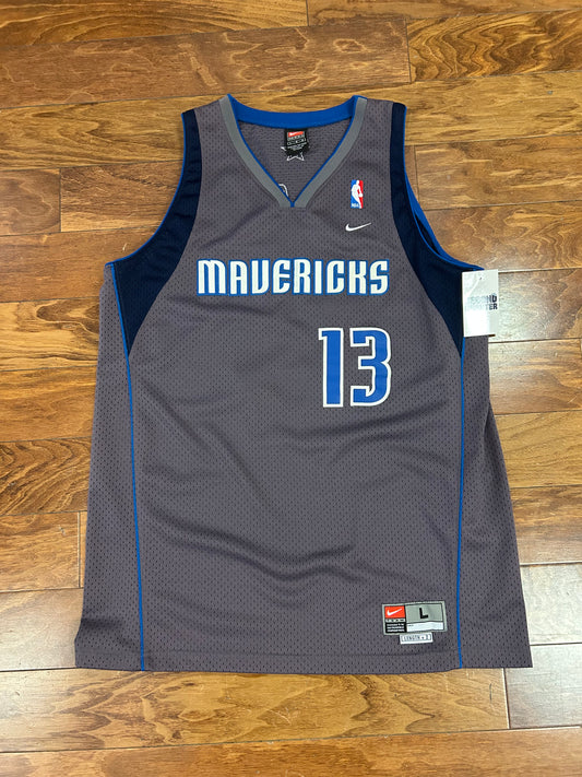 00s Dallas Mavericks Steve Nash #13 Vintage Nike NBA Jersey (L)