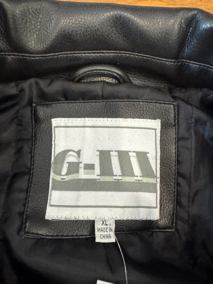 00s Carolina Panthers G-III Leather Jacket (XL)