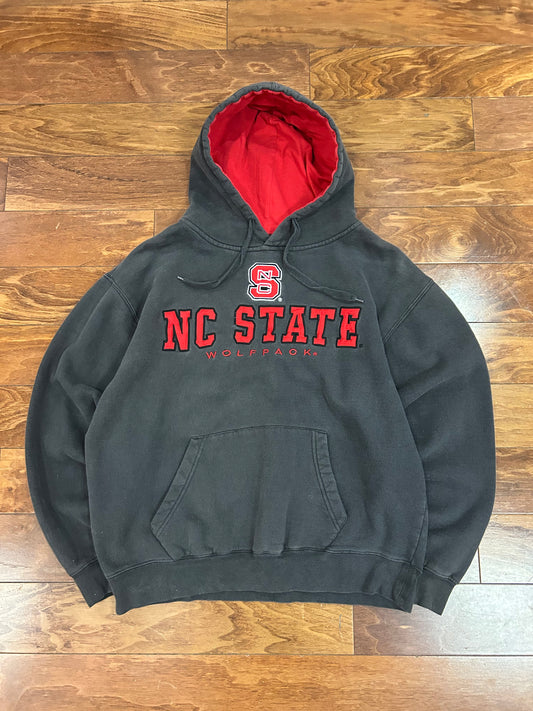 00s NC State (NCSU) Campus Heritage Hoodie (L)