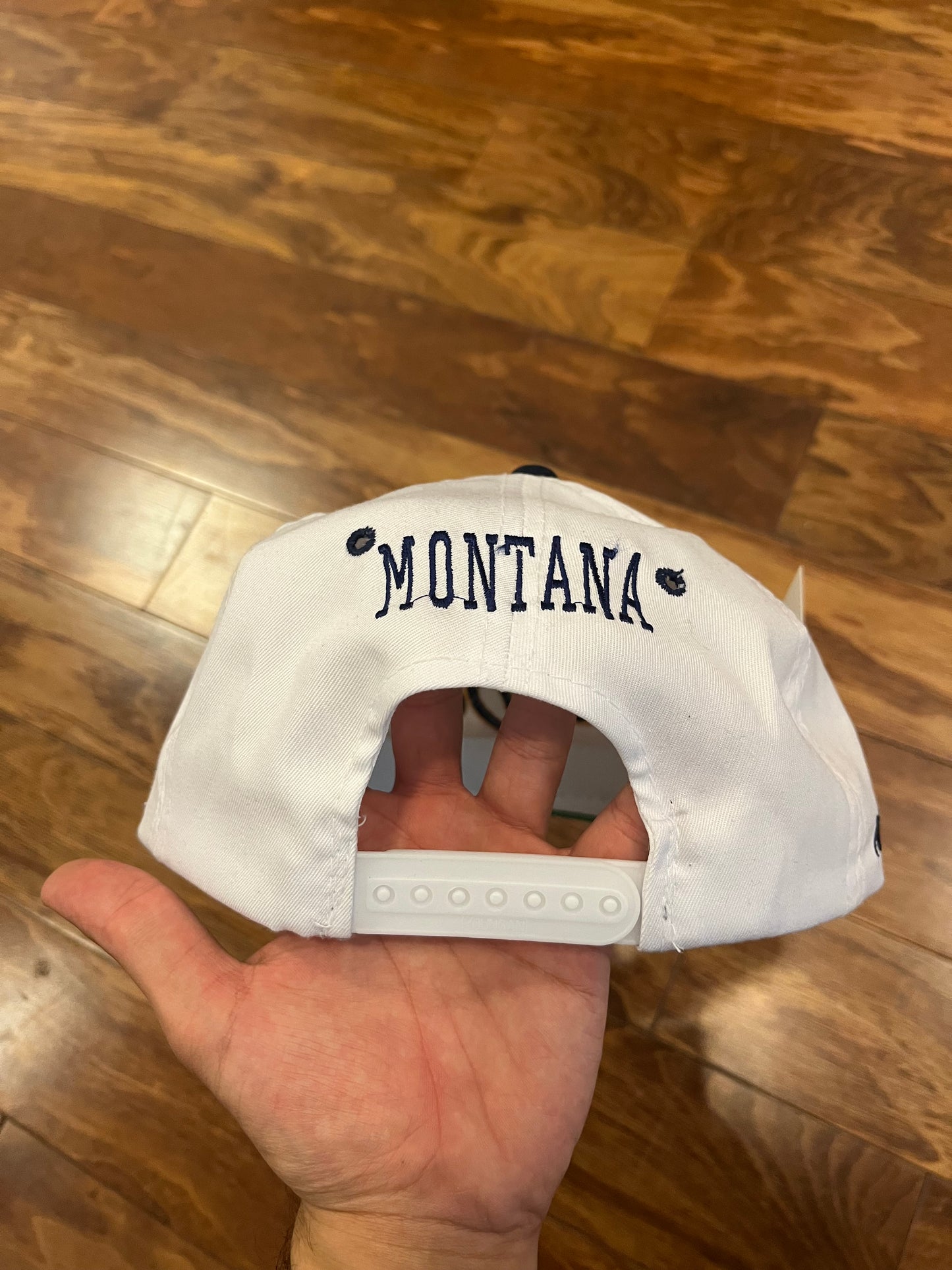 90s Notre Dame Montana White Hat (OS)