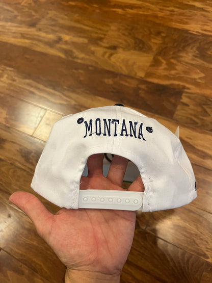 90s Notre Dame Montana White Hat (OS)