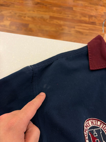 90s Tommy Hilfiger 88th Lacrosse Rugby Long Sleeve Shirt (L)