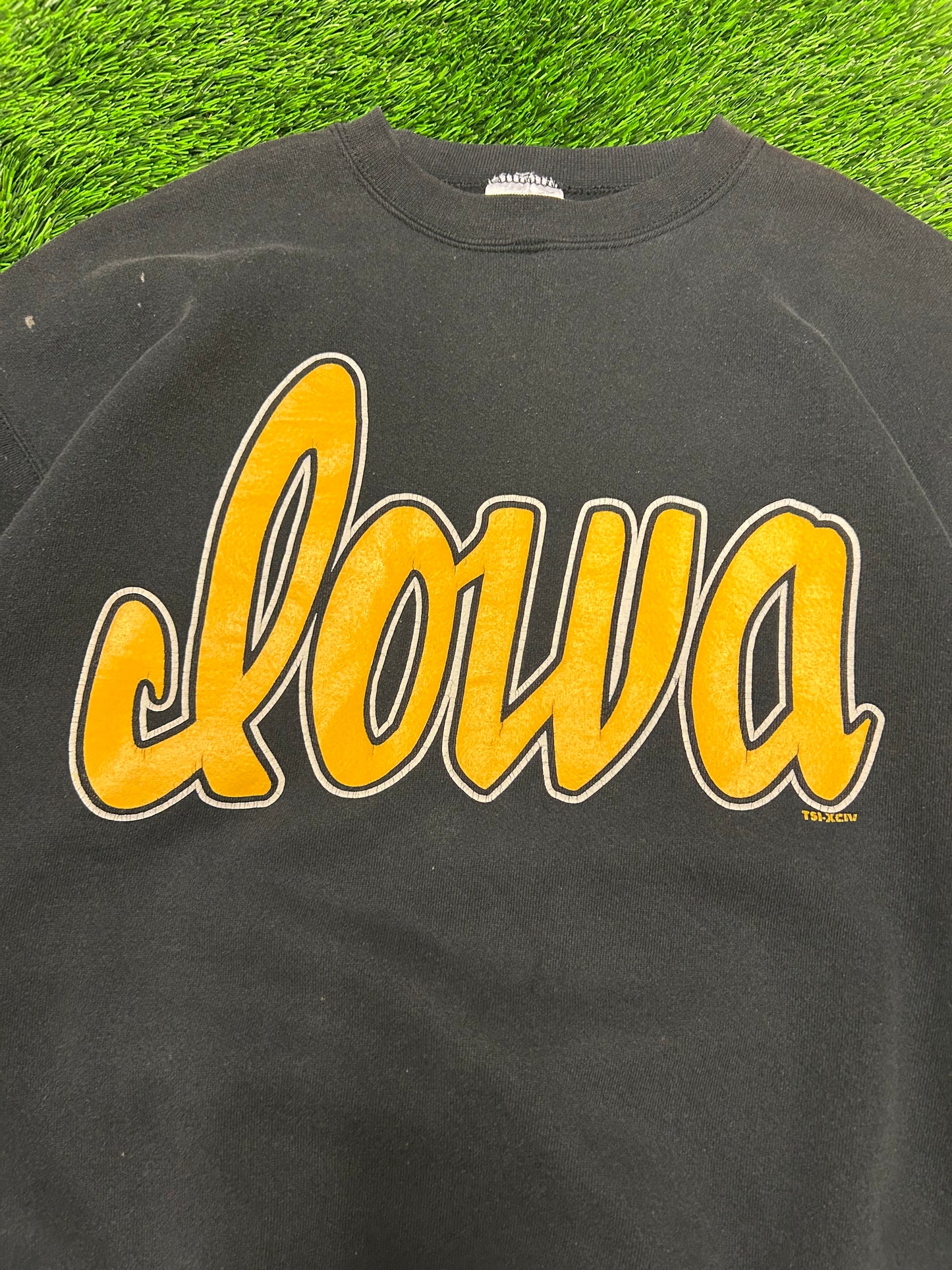 90s University of Iowa Spell Out Vintage Crewneck (XL)
