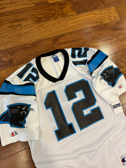 90s Carolina Panthers Kerry Collins Away Champion Jersey (M)
