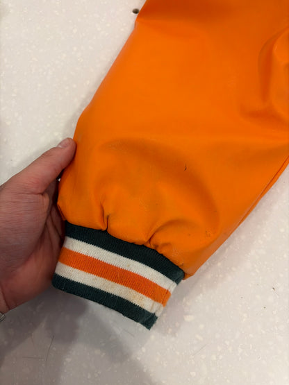90s University of Miami Hurricanes Steve & Barry's Letterman Jacket (L)