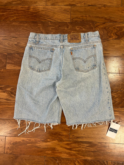 90s Levi's 550 Orange Tab Jean Shorts